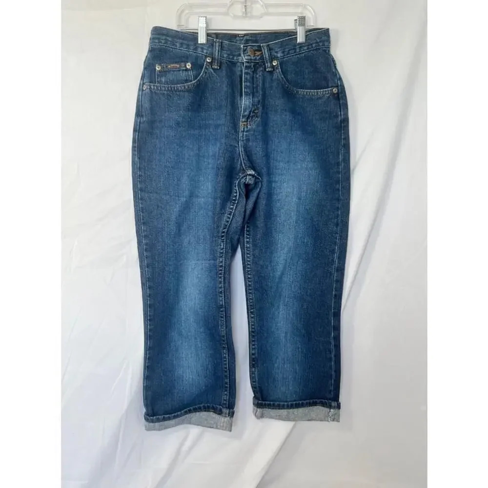 Vintage denim Riders Blue cropped Jeans Size 6‎